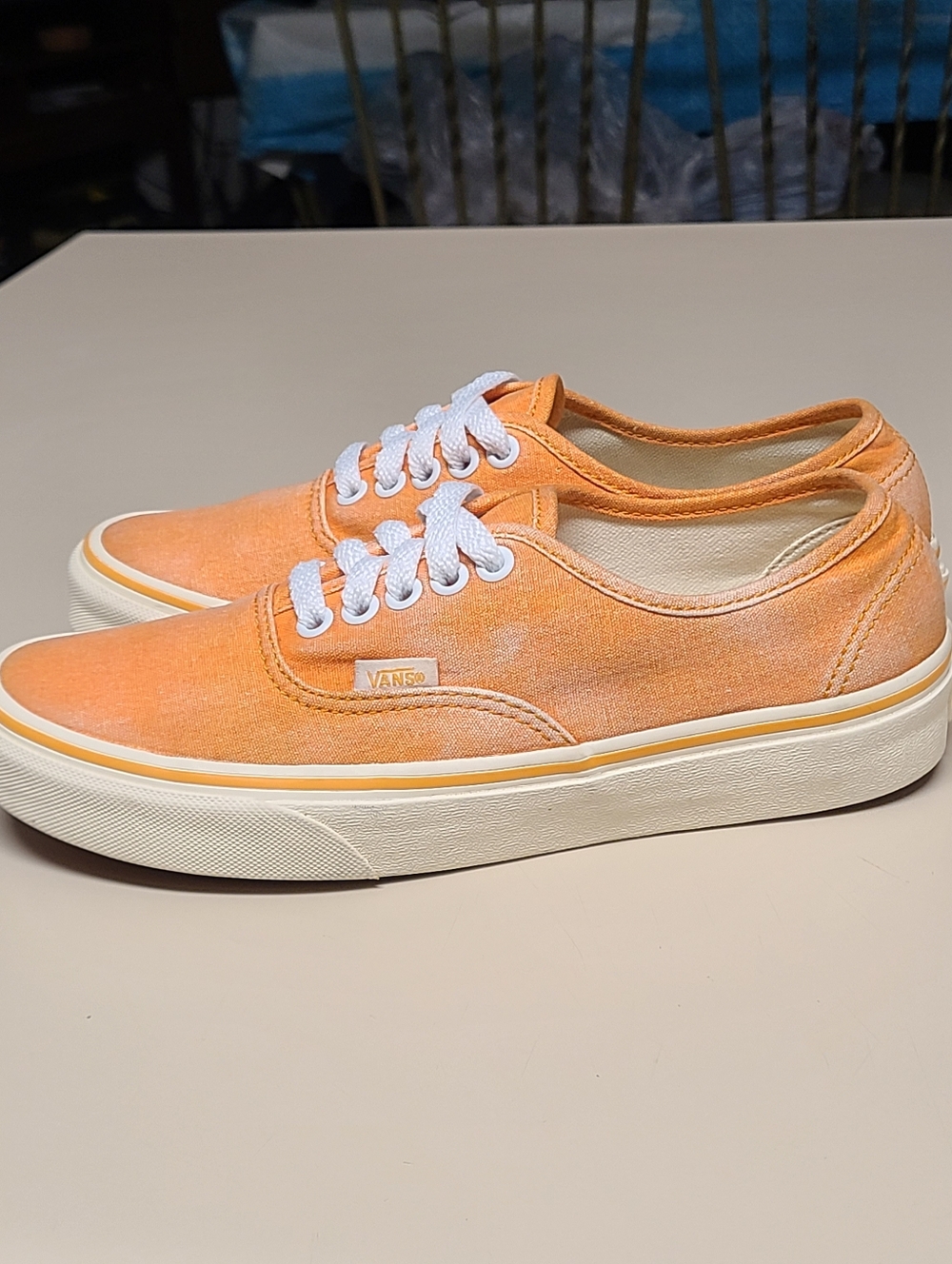Vans X J Crew Authentic casual low top skateboard sneakers size 8 - Picture 5 of 10